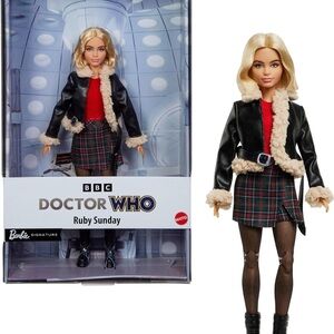 Barbie Ruby Sunday Dr Who Doll new in original box In Stock